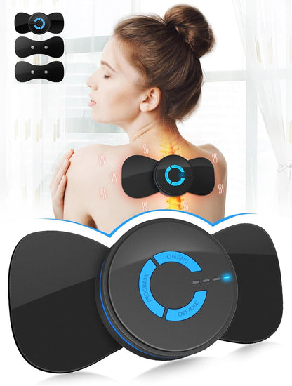 Electric Mini Massager Machine,Low Frequency Multi Function Physiotherapy Instrument Muscle Stimulator,Full Body Pain Relief Therapy Device