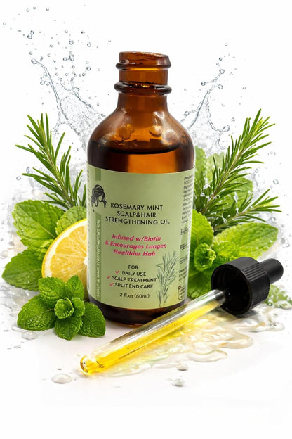 Rosemary Mint Scalp and Hair Strengthening Oil Original | Mielle Organics