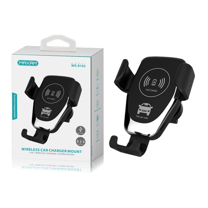 Wireless Car Charger, Smart Auto-Clamping Wireless Car Charger Mount, Fast Charging