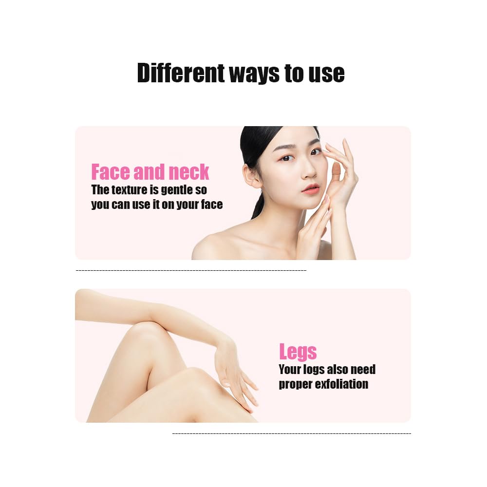 Peach Extract Fruit Acid Exfoliating Cream Deep Cleaning Face Body Scrub Skin Care 140g / 4.94oz