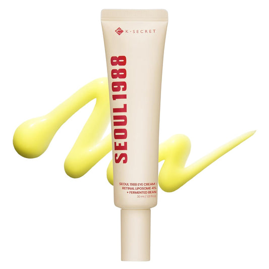 SEOUL 1988 Retinal Eye Cream – Formulated with Advanced Retinal Liposome 4% and  for Dark Circles and Fine Line Care | Korean Skincare, 30ml /