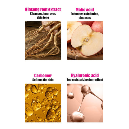 Peach Extract Fruit Acid Exfoliating Cream Deep Cleaning Face Body Scrub Skin Care 140g / 4.94oz