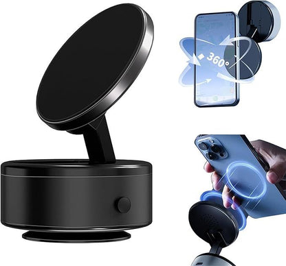 Car Phone Holder - [70 LBS for Mag safe Car Mount, 360°, Mobile Holder for Car/Mirror/Smooth Surface for All Phone