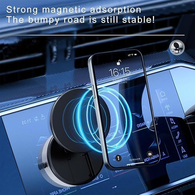 Car Phone Holder - [70 LBS for Mag safe Car Mount, 360°, Mobile Holder for Car/Mirror/Smooth Surface for All Phone