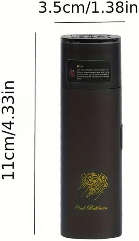 Hair Bakhoor Electric Oud Hair Comb Diffuser – Portable Rechargeable Incense Burner for Bakhoor & Oud