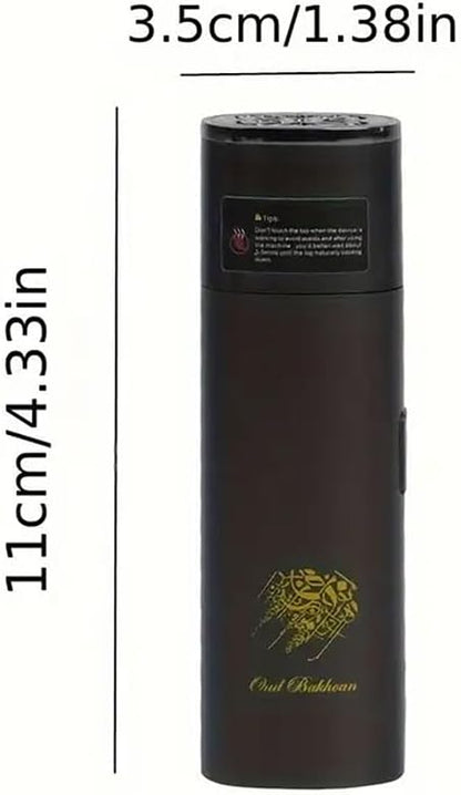 Hair Bakhoor Electric Oud Hair Comb Diffuser – Portable Rechargeable Incense Burner for Bakhoor & Oud
