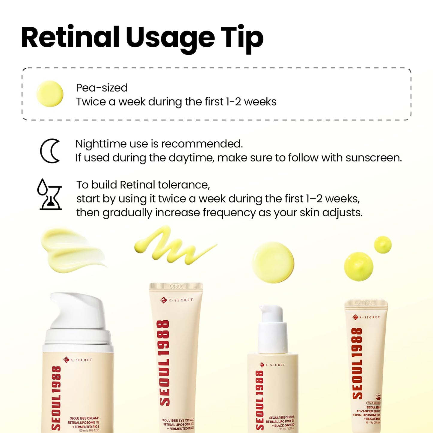 SEOUL 1988 Retinal Eye Cream – Formulated with Advanced Retinal Liposome 4% and  for Dark Circles and Fine Line Care | Korean Skincare, 30ml /