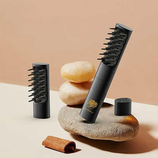 Hair Bakhoor Electric Oud Hair Comb Diffuser – Portable Rechargeable Incense Burner for Bakhoor & Oud