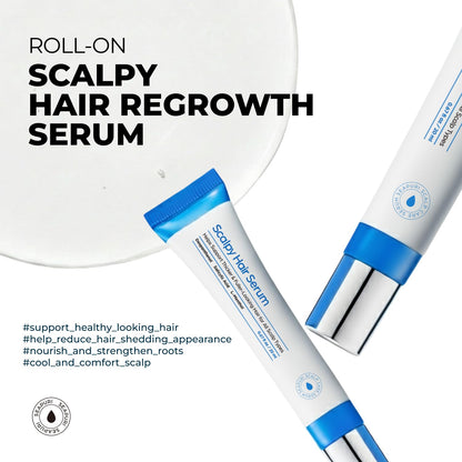 Scalpy Hair Growth Serum for Thinning Hair | Korean Scalp Treatment with Salicylic Acid, Menthol, Dexpanthenol | Supports Hair Density & Thickening | Fuller Looking Hair & Scalp Health