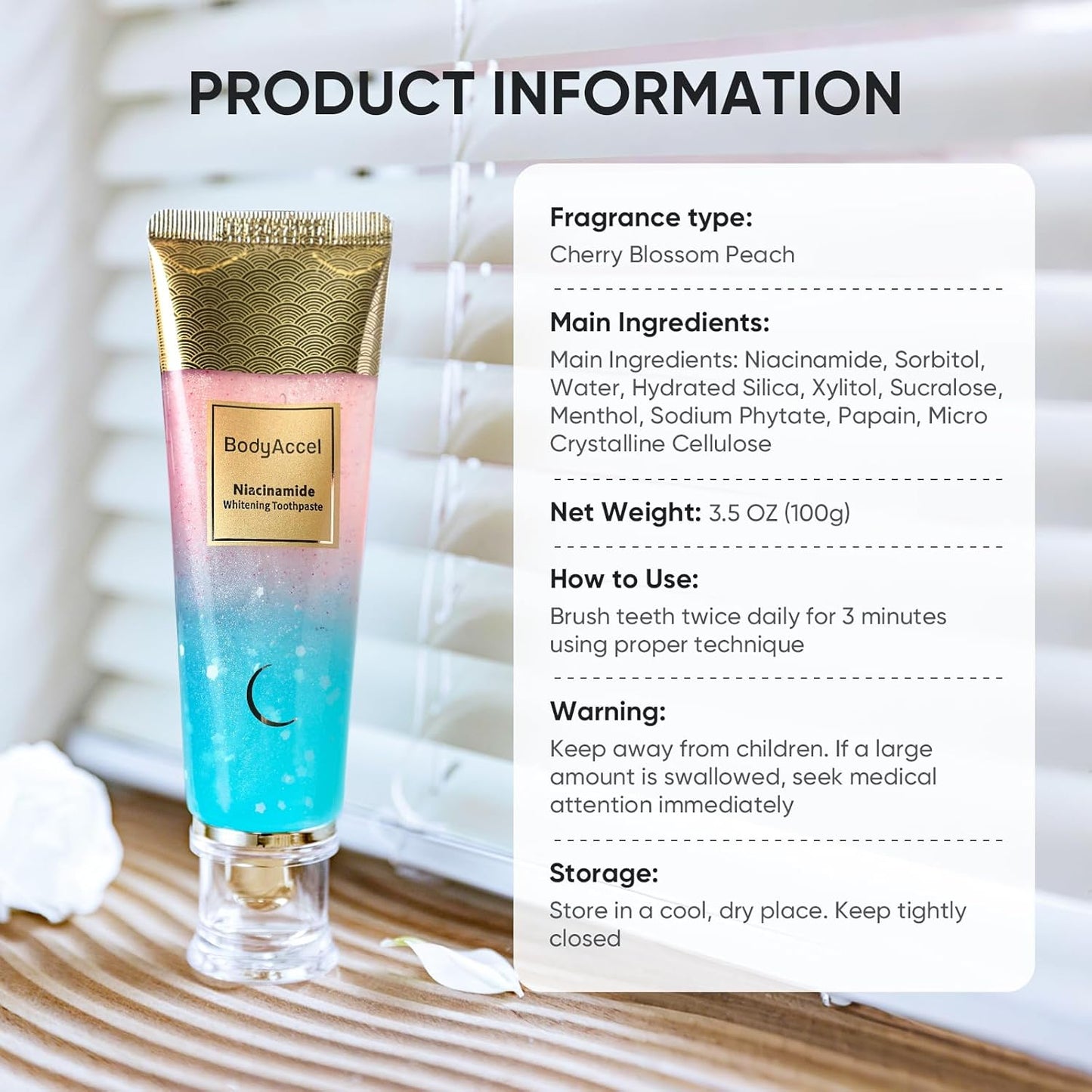 Niacinamide Whitening Toothpaste | Best Stain Removal Toothpaste