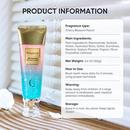 Niacinamide Whitening Toothpaste | Best Stain Removal Toothpaste