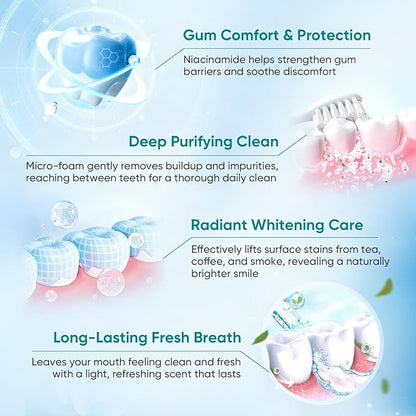 Niacinamide Whitening Toothpaste | Best Stain Removal Toothpaste