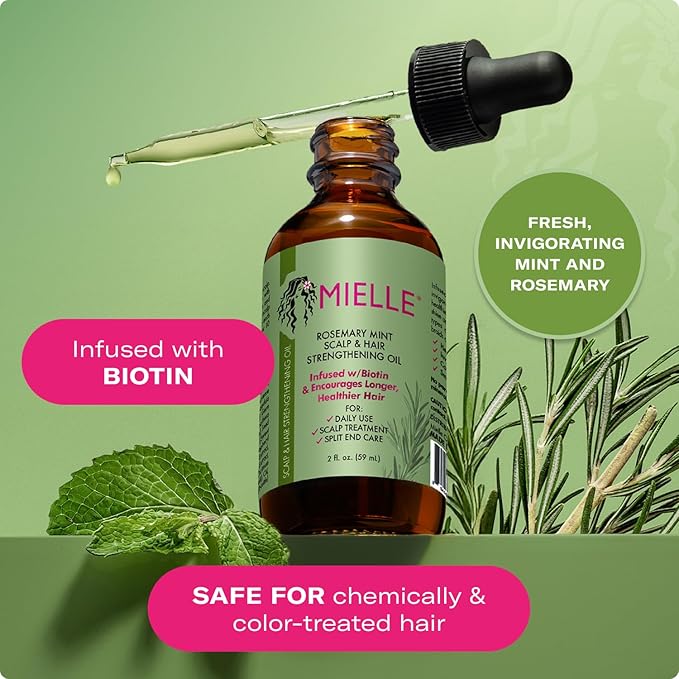 Rosemary Mint Scalp and Hair Strengthening Oil Original | Mielle Organics