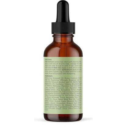 Rosemary Mint Scalp and Hair Strengthening Oil Original | Mielle Organics